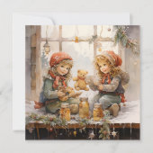 『歓喜の心:クリスマスの暖かさ』 シーズンカード (正面)