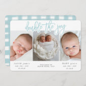 歓喜の念を呼び起こす 案内状 (正面/裏面)