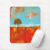 歓喜の抽象的な景色の木の芸術の絵画 マウスパッド (マウス)