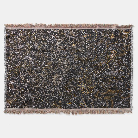 歓喜の星の星座のブランケット スローブランケット (正面)