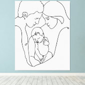 歓喜の束 キャンバスプリント (インサイチュ (ウッドフロア))