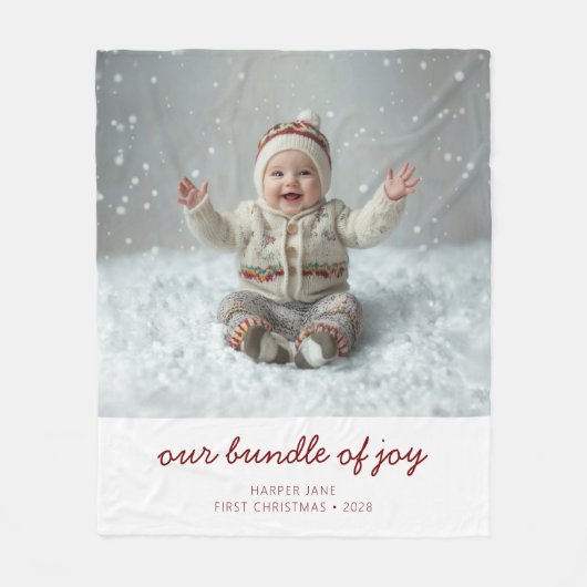 歓喜の束 フリースブランケット (正面)