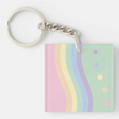 歓喜の波（流れ） キーホルダー (正面)