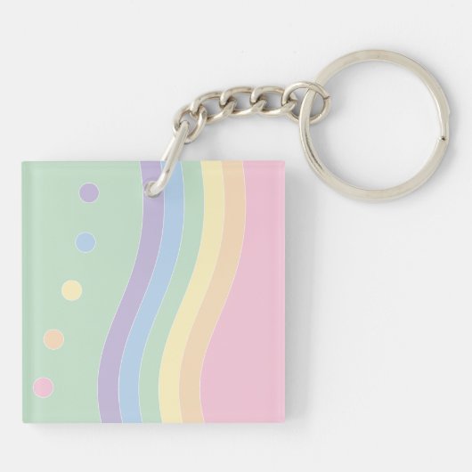 歓喜の波（流れ） キーホルダー (裏面)