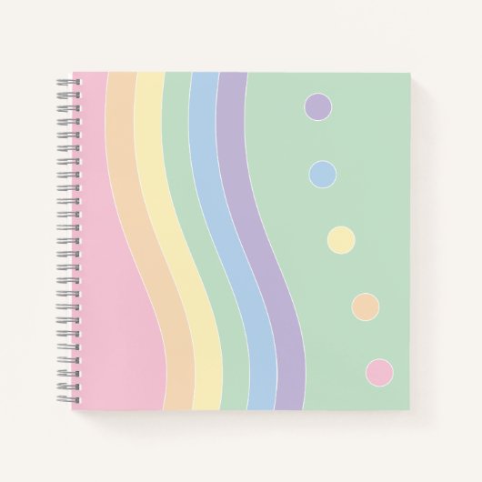 歓喜の波（流れ） ノートブック (正面)