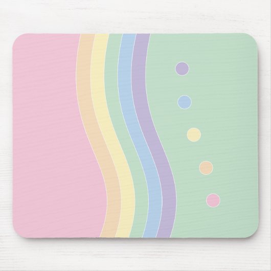 歓喜の波（流れ） マウスパッド (正面)