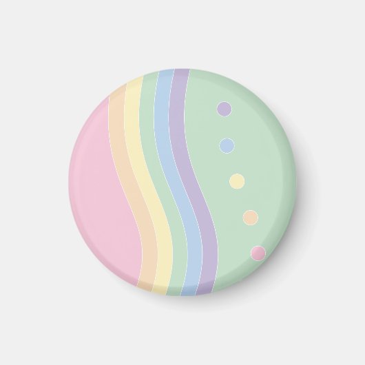 歓喜の波（流れ） マグネット (正面)