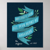 歓喜の知らせ |ハヌカパーソナライズされたー ポスター (正面)