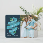 歓喜の知らせ | Hanukkahフォトカード シーズンカード (スタンド正面)