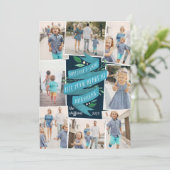 歓喜の知らせ | Hanukkahフォトコラージュカード シーズンカード (スタンド正面)