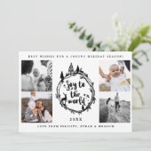 歓喜の言葉 | 黒い松の木 複数写真 シーズンカード (スタンド正面)