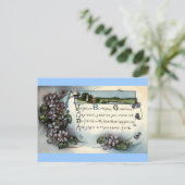 歓喜の誕生日グリーティングレプロヴィンテージ1918 ポストカード (スタンド正面)