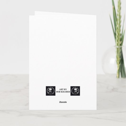 歓喜の誕生祝い カード (裏面)