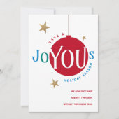 歓喜の赤い企業のクライアント感謝の休日 (正面)