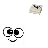 歓喜の顔 ラバースタンプ (押印)