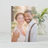 歓喜の黄金の自然主義的な写真 招待状 (スタンド正面)