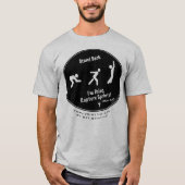 歓喜スリンツ！（グレー）byトロイ・ゴスTシャツ Tシャツ (正面)