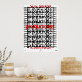 '歓喜'年度末ポスター[6695670] ポスター (キッチン)