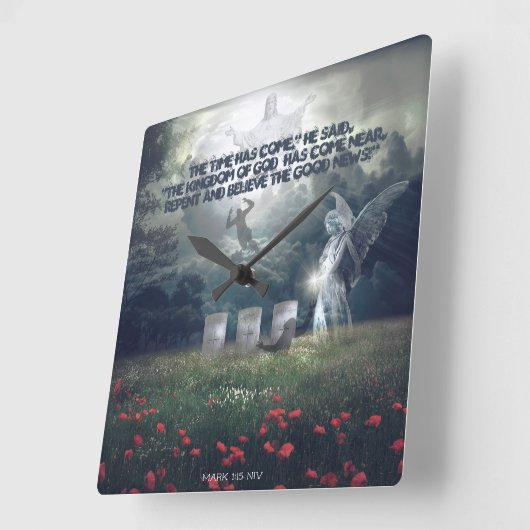 歓喜教会 スクエア壁時計 (傾斜)