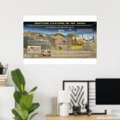 歓喜模様 – シナイ山 ポスター (ホームオフィス)