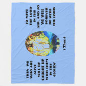 歓喜聖句 フリースブランケット (正面)