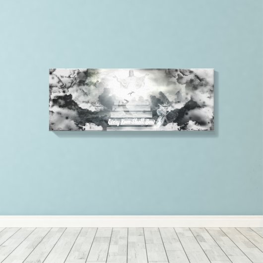 歓喜 キャンバスプリント (インサイチュ (ウッドフロア))