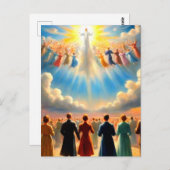 歓喜：キリスト教宗教美術 ポストカード (正面/裏面)