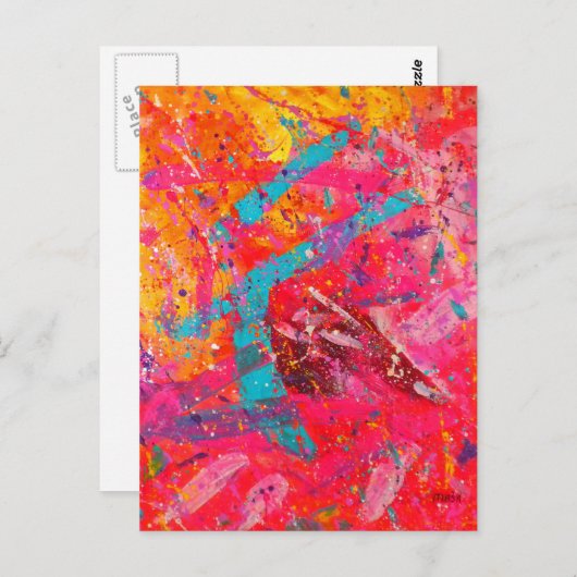 歓喜 ポストカード (正面/裏面)