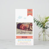 歓喜!*素晴らし誕生のお知らせ 案内状 (スタンド正面)