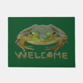 歓迎されたカエル ドアマット (正面)
