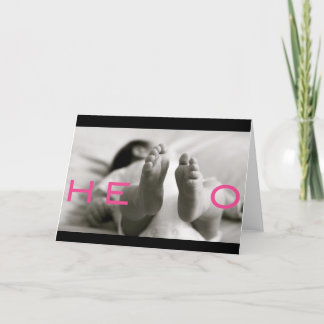 歓迎されたベビー! カード