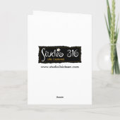 歓迎されたベビー 案内状 (裏面)