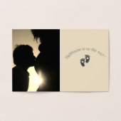 歓迎されたホイルカード 箔カード (内部)