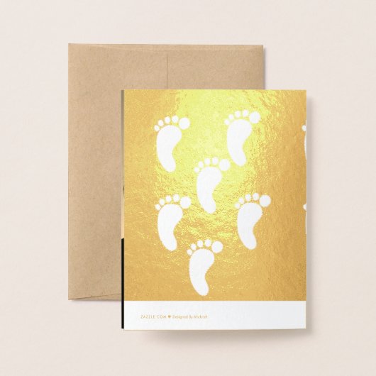 歓迎されたホイルカード 箔カード (裏面封筒付き)