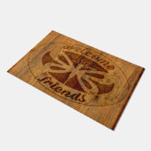 歓迎された友人のトンボのドア・マット ドアマット (アングル)