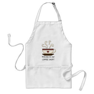 歓迎された喫茶店のエプロン スタンダードエプロン