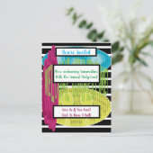 歓迎された夏期 インビテーションポストカード (スタンド正面)