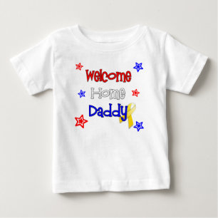 歓迎された家のお父さんの幼児長袖のワイシャツ ベビーTシャツ