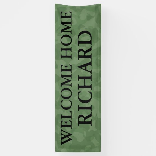 歓迎された家のカムフラージュの軍隊のカスタマイズ可能な旗 横断幕 (縦)