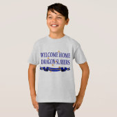 歓迎された家のドラゴンの殺害者 Tシャツ (正面フル)
