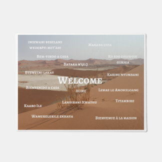 歓迎された家のマット ドアマット