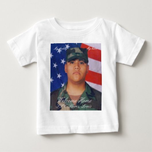 歓迎された家のワイシャツ ベビーTシャツ (正面)