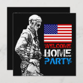 歓迎された家の兵士のパーティー2の招待状 招待状 (正面/裏面)