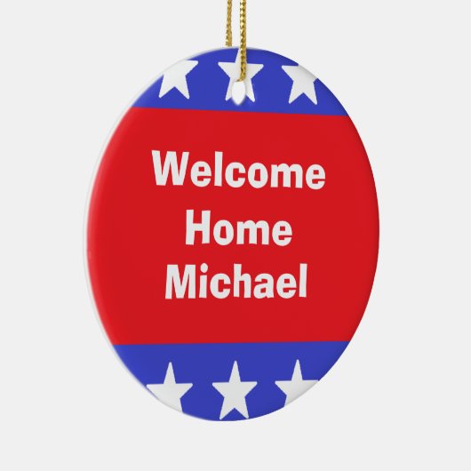 "歓迎された家の兵士"のオーナメント セラミックオーナメント (右)