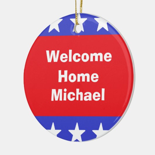 "歓迎された家の兵士"のオーナメント セラミックオーナメント (左)