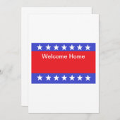 "歓迎された家の兵士"の招待状 招待状 (正面/裏面)