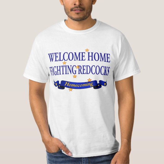歓迎された家の戦いのRedcocks Tシャツ (正面)