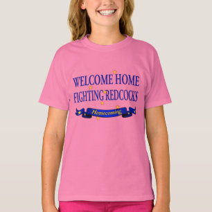 歓迎された家の戦いのRedcocks Tシャツ