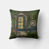 歓迎された家の枕 クッション (裏面)