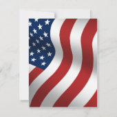 歓迎された家の軍の招待状 招待状 (裏面)